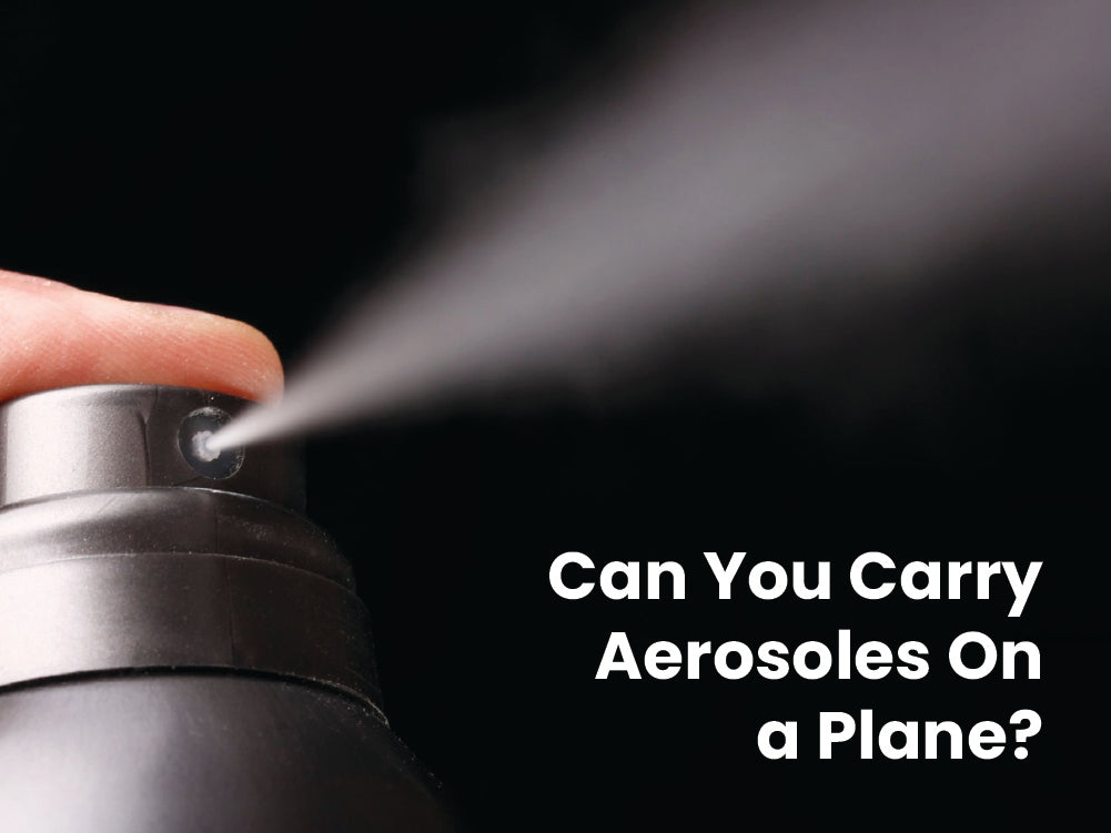 Can you pack aerosol cans in your luggage online