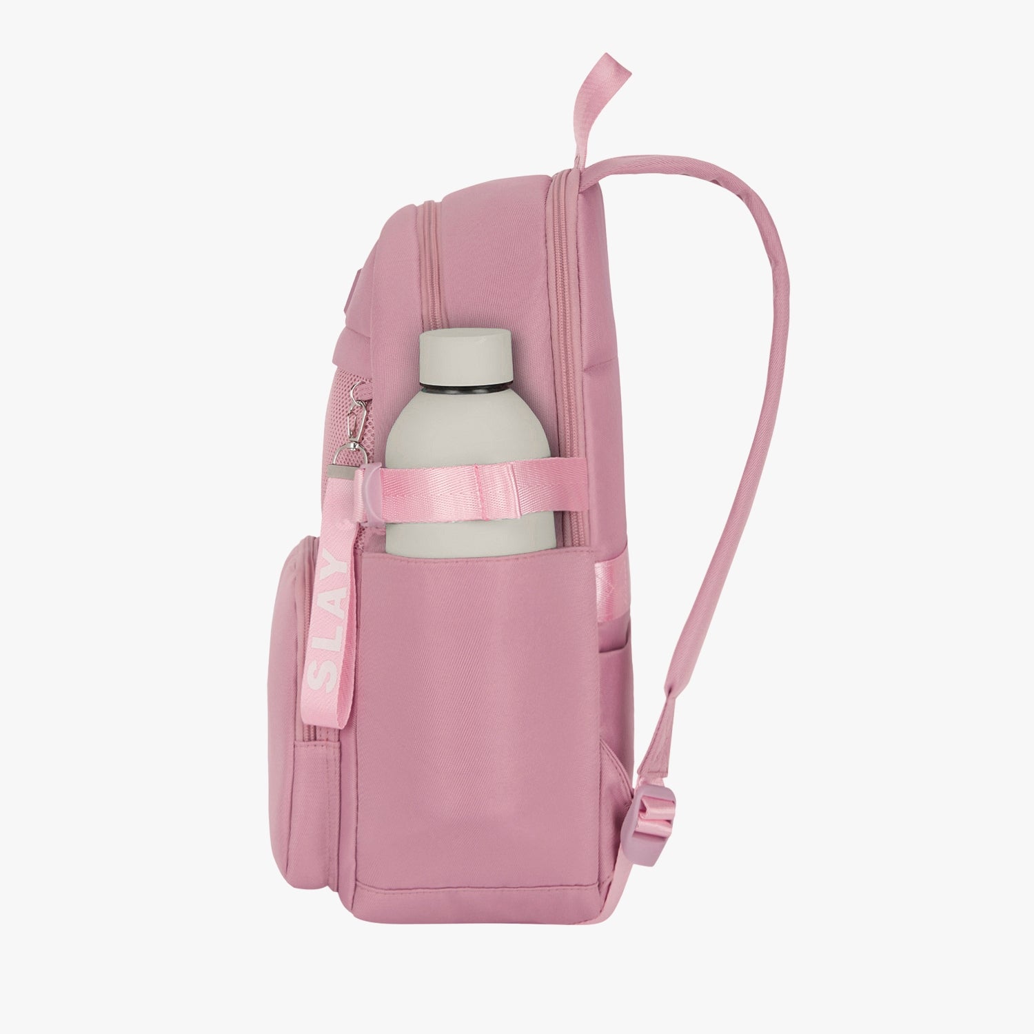 Berry 16L Pink College Backpack With Laptop Sleeve