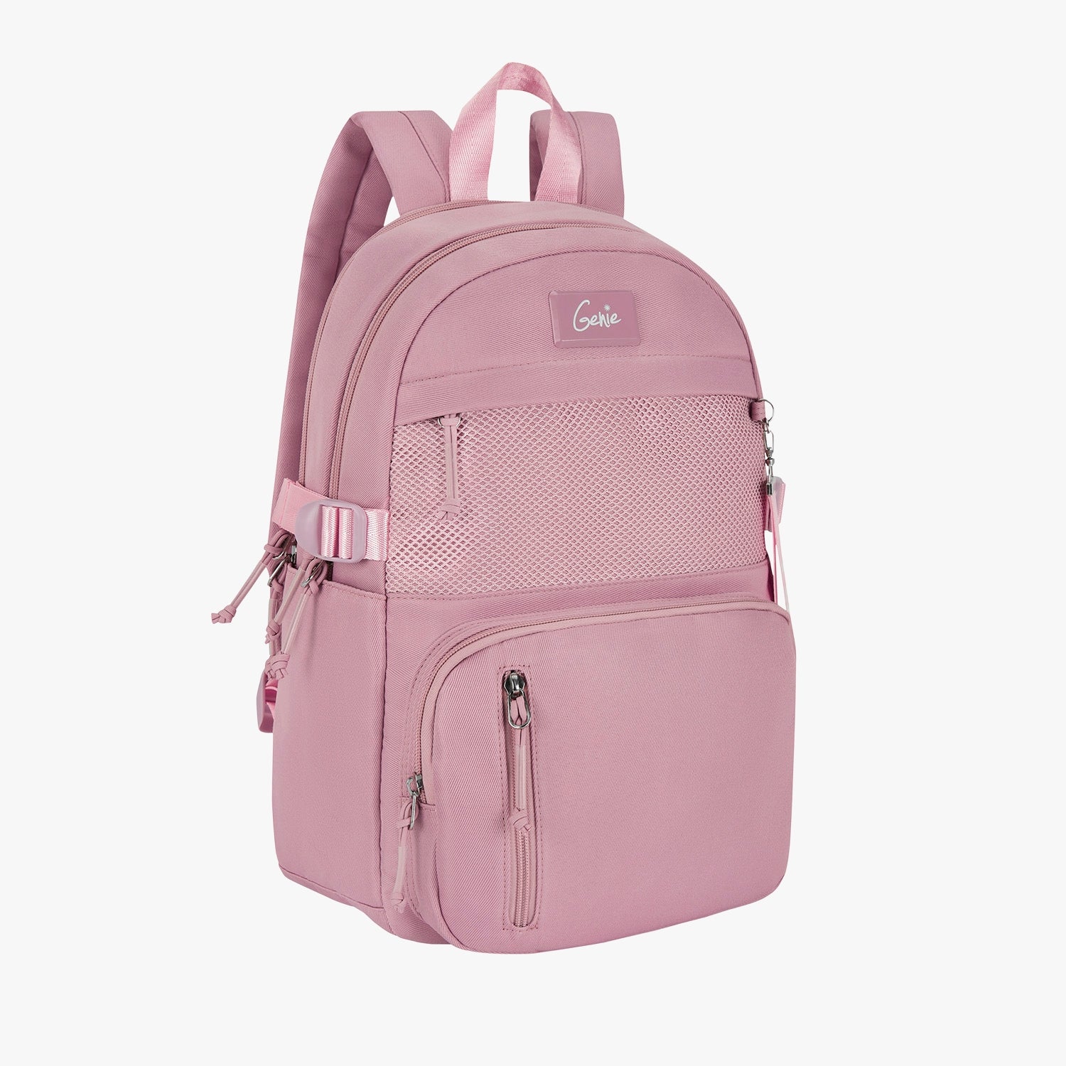 Berry 16L Pink College Backpack With Laptop Sleeve