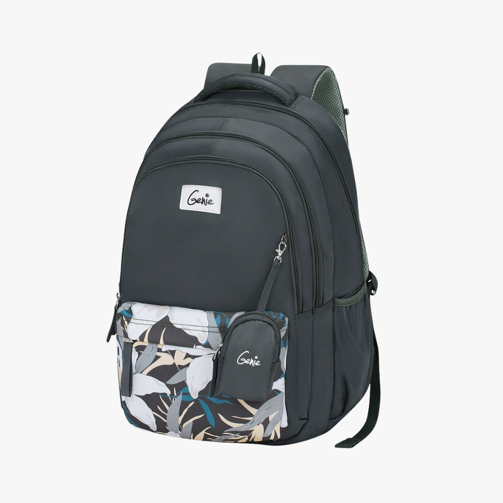 Genie Rosemary 36L Charcoal Black Laptop Backpack