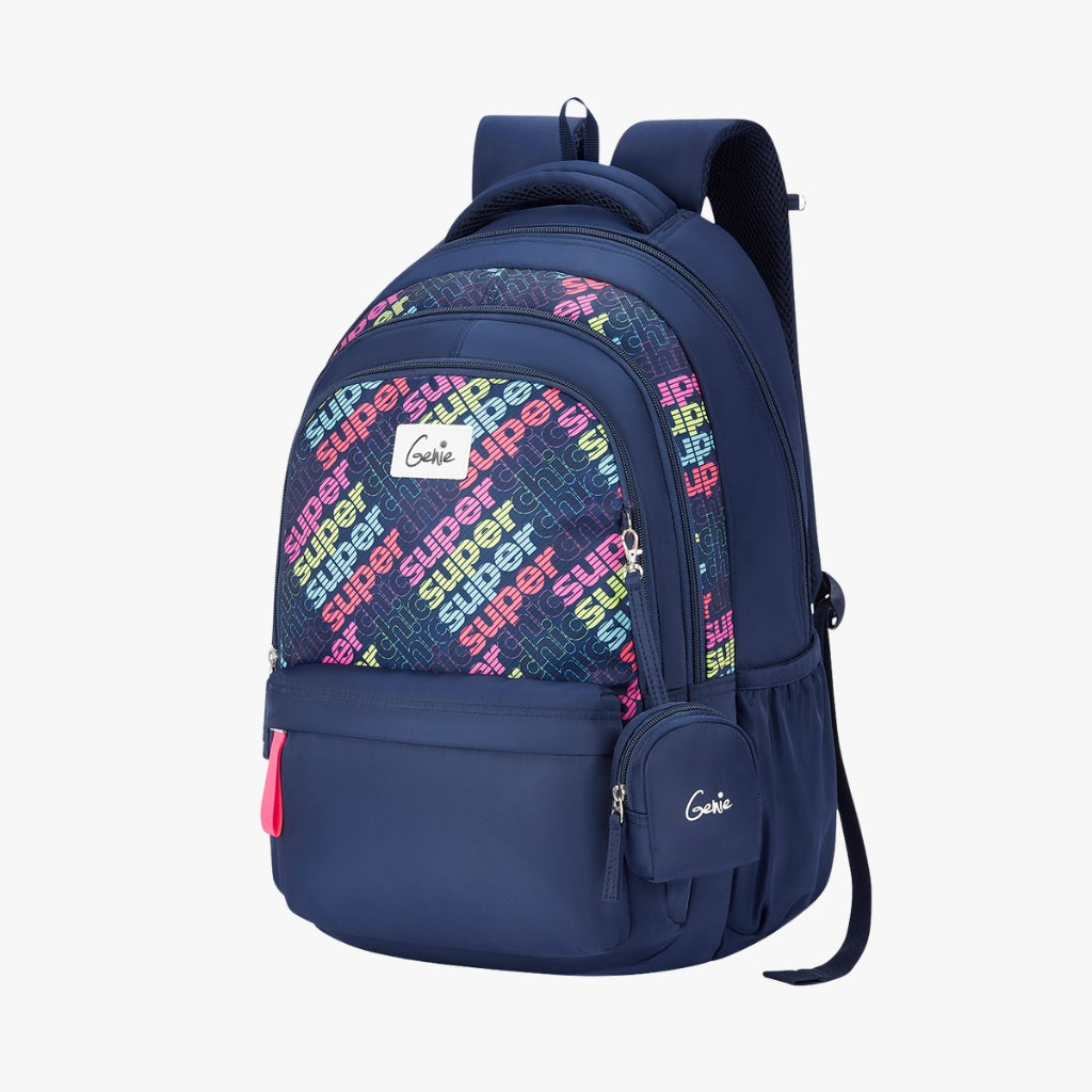 Genie Avery 36L Navy Blue Laptop Backpack