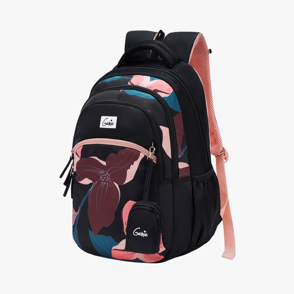 Genie Petunia 27L Black Juniors Backpack