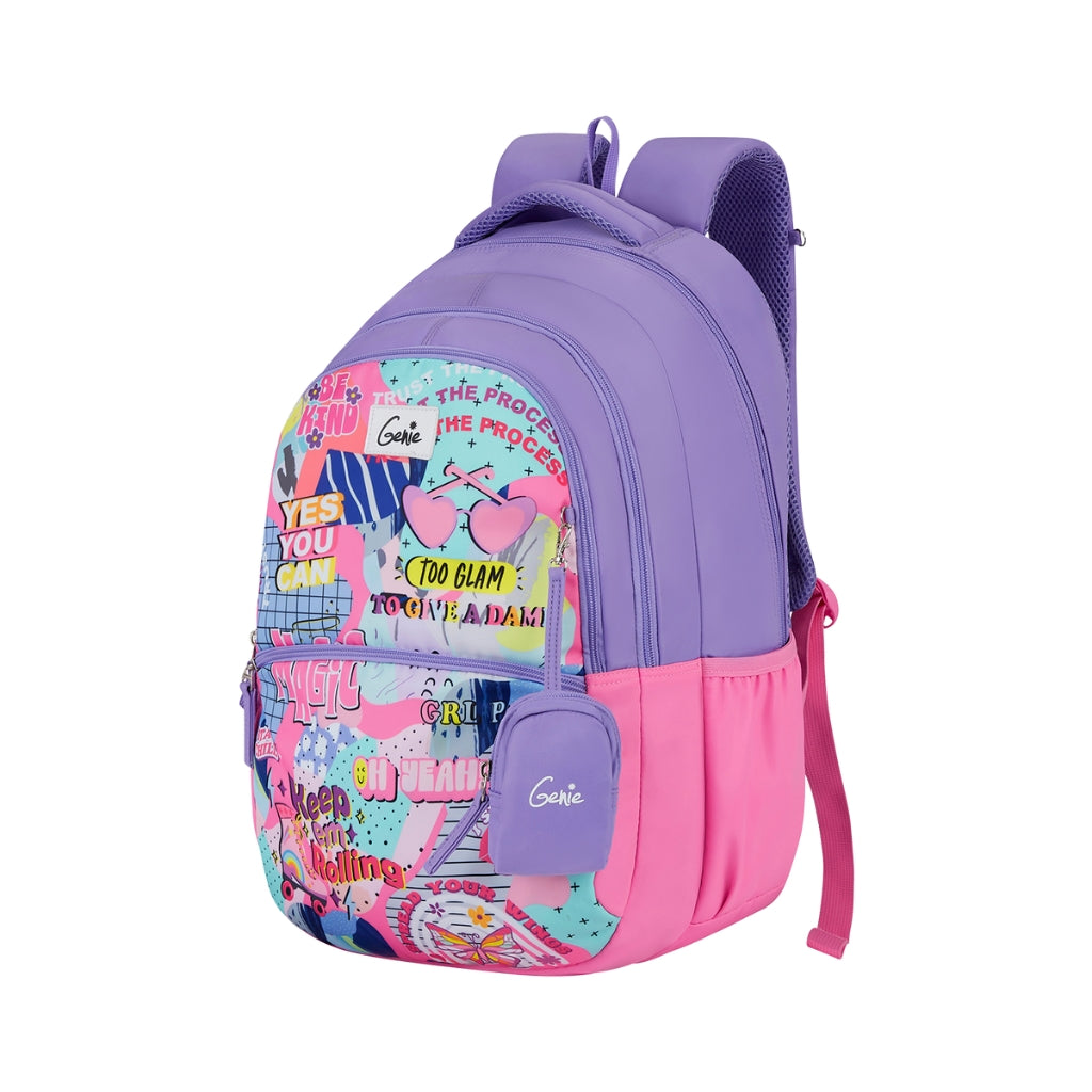 Buy Genie Whimsy 36L Purple Laptop Backpack Online