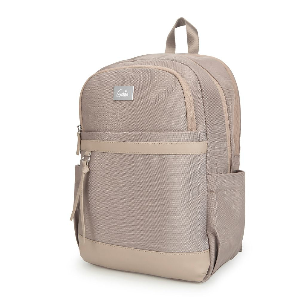 beige backpack with laptop sleeve Buy Genie Clea 27L Beige Laptop Backpack Online