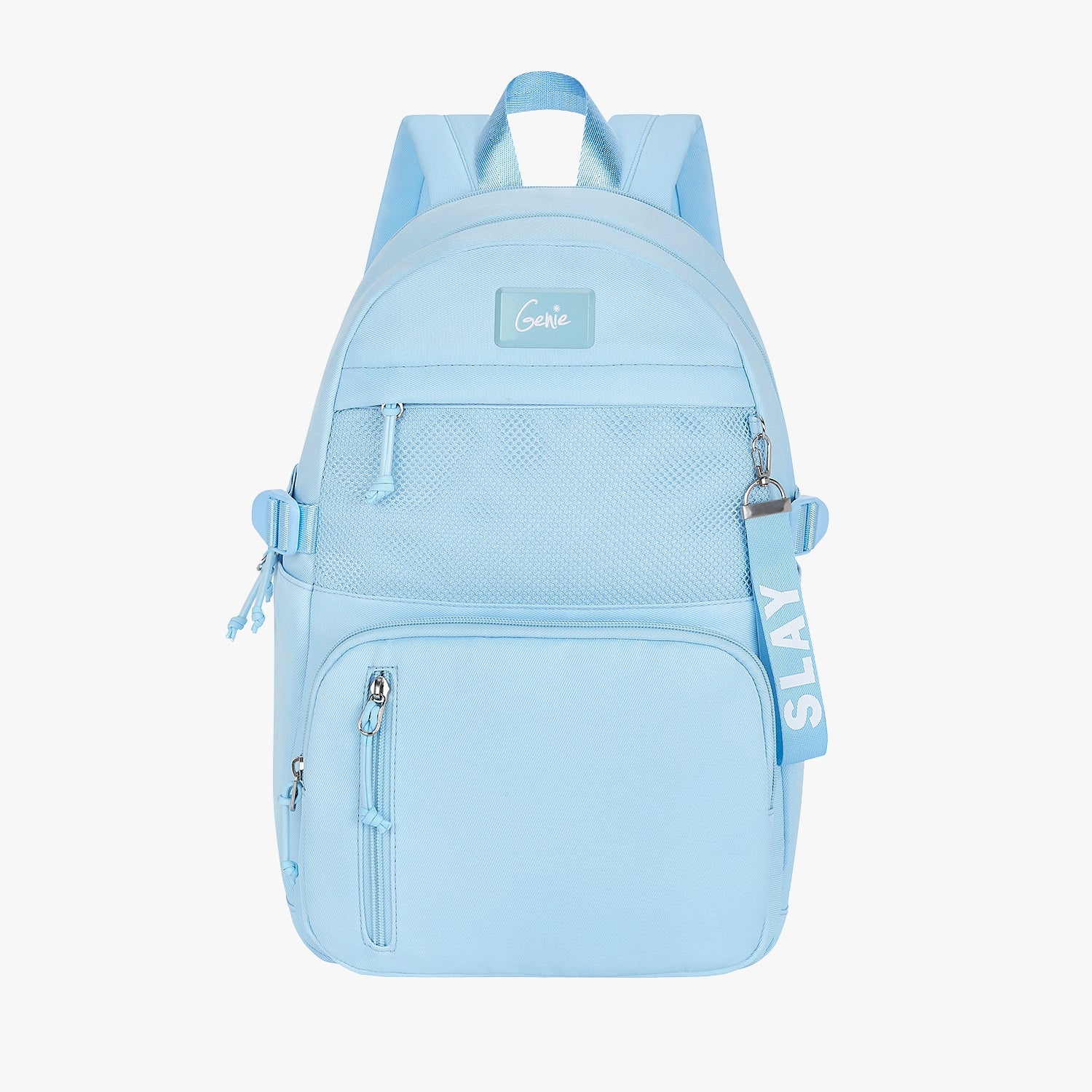 Berry 16L Sky Blue College Backpack With Laptop Sleeve