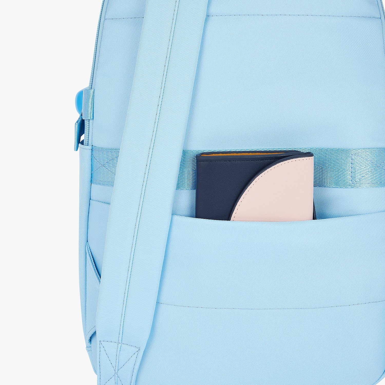 Berry 16L Sky Blue College Backpack With Laptop Sleeve