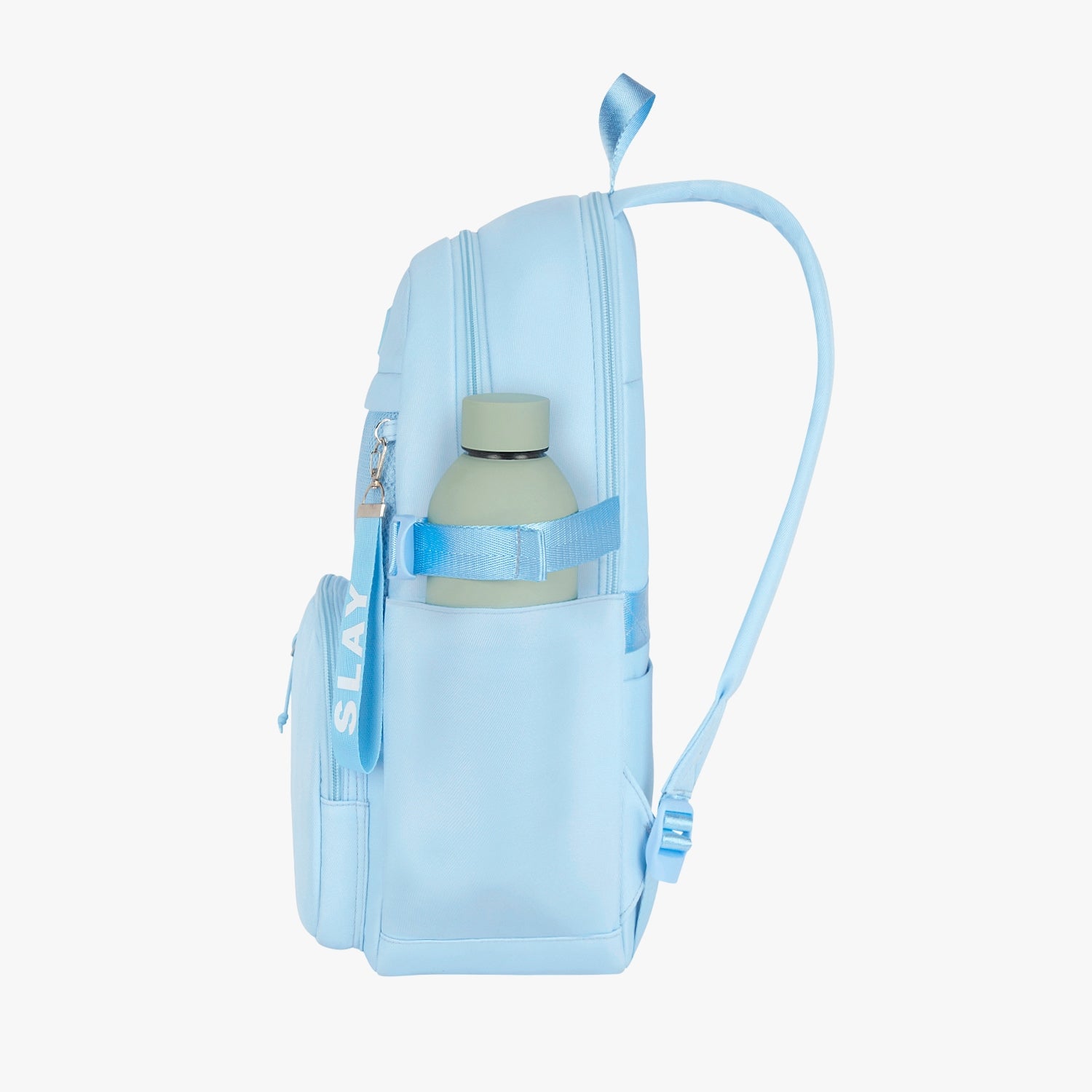 Berry 16L Sky Blue College Backpack With Laptop Sleeve