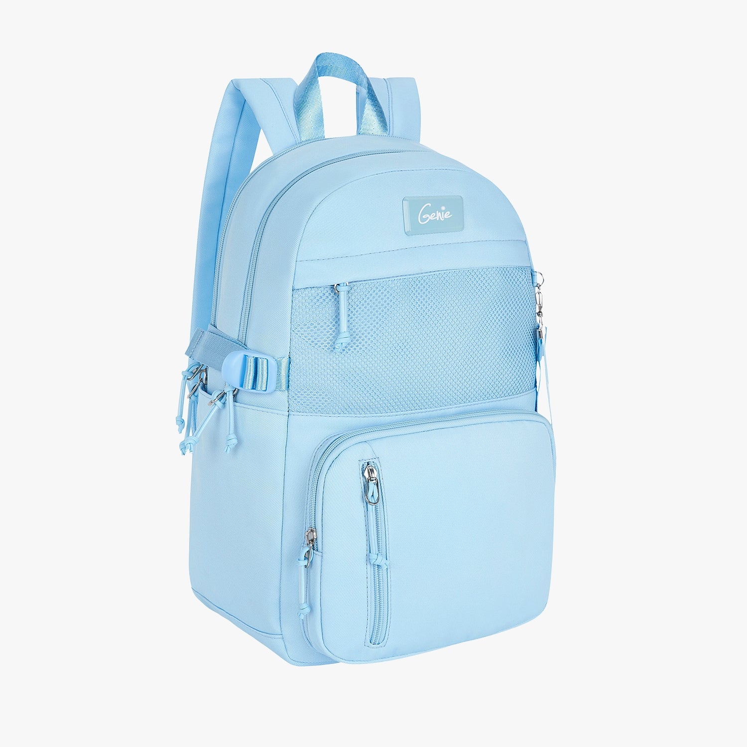 Berry 16L Sky Blue College Backpack With Laptop Sleeve
