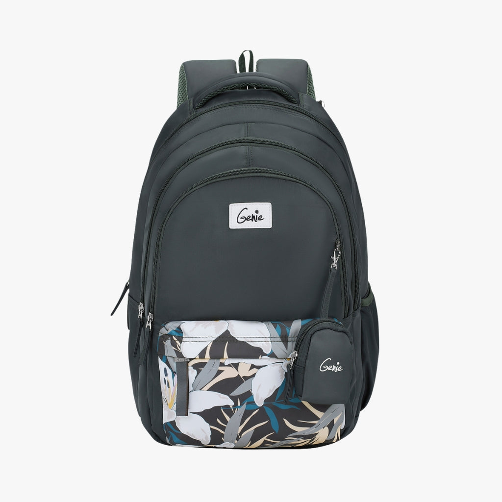 Genie Rosemary 36L Charcoal Black Laptop Backpack