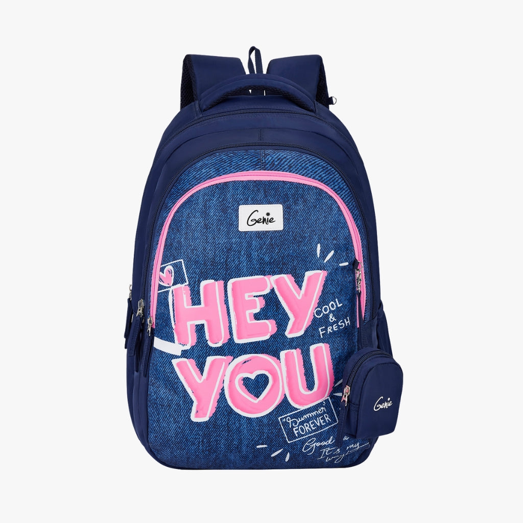 Genie You 36L Navy Blue School Backpack