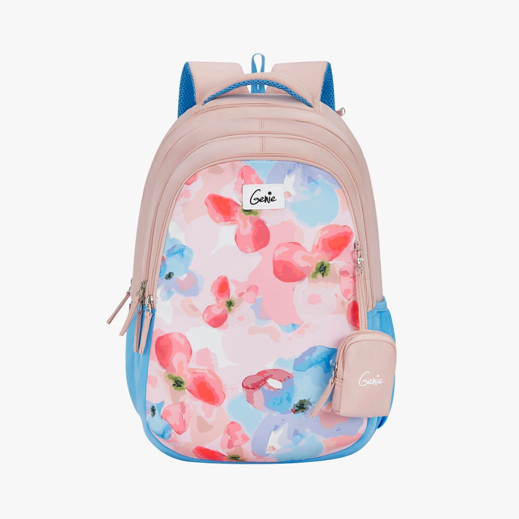 Genie Waterlily 36L Beige School Backpack