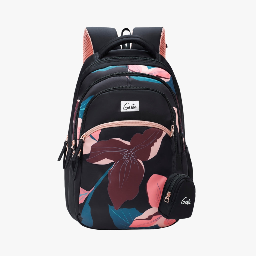 Genie Petunia 27L Black Juniors Backpack