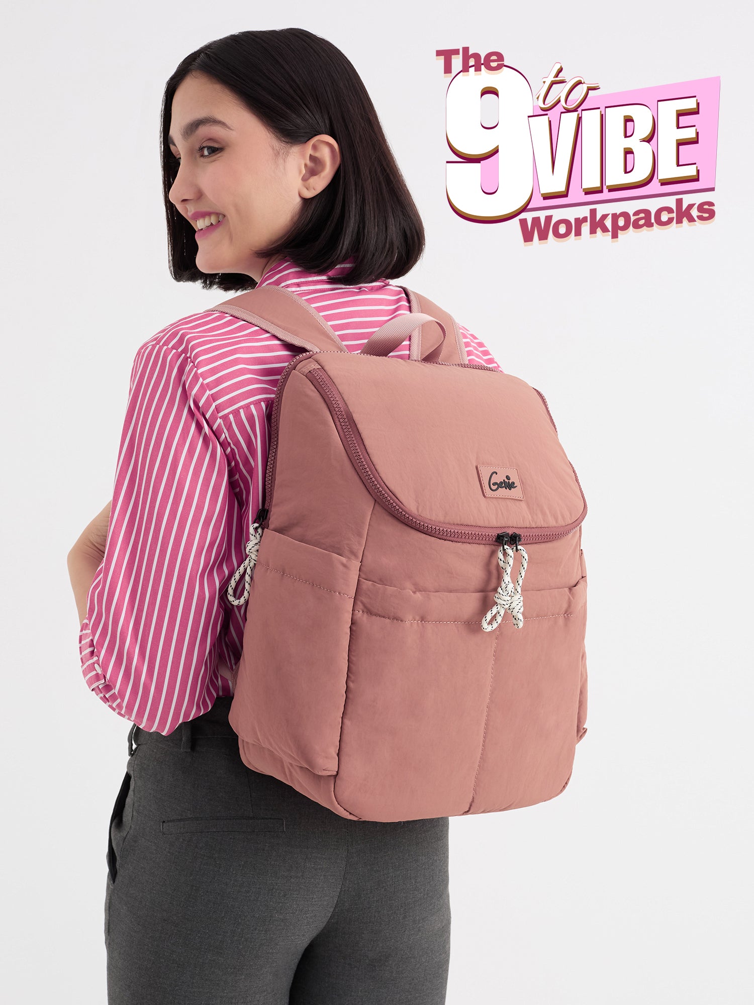 Plushpack 27L Red Casual Backpack With Laptop Sleeve