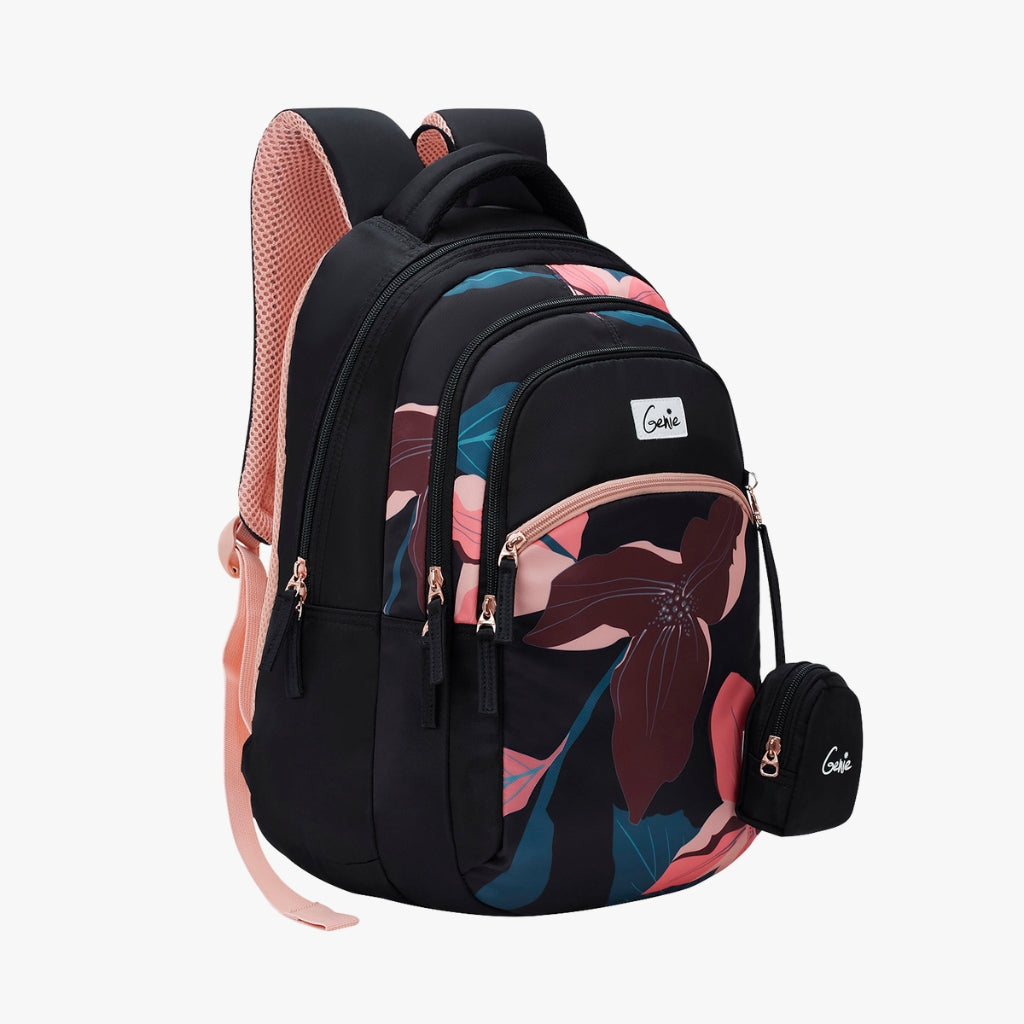 Genie Petunia 27L Black Juniors Backpack