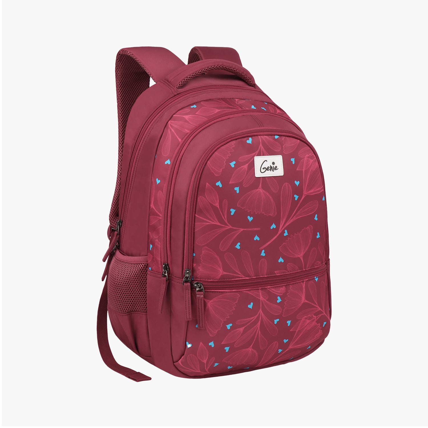 Genie Clara 36L Pink School Backpack With Easy Access Pockets