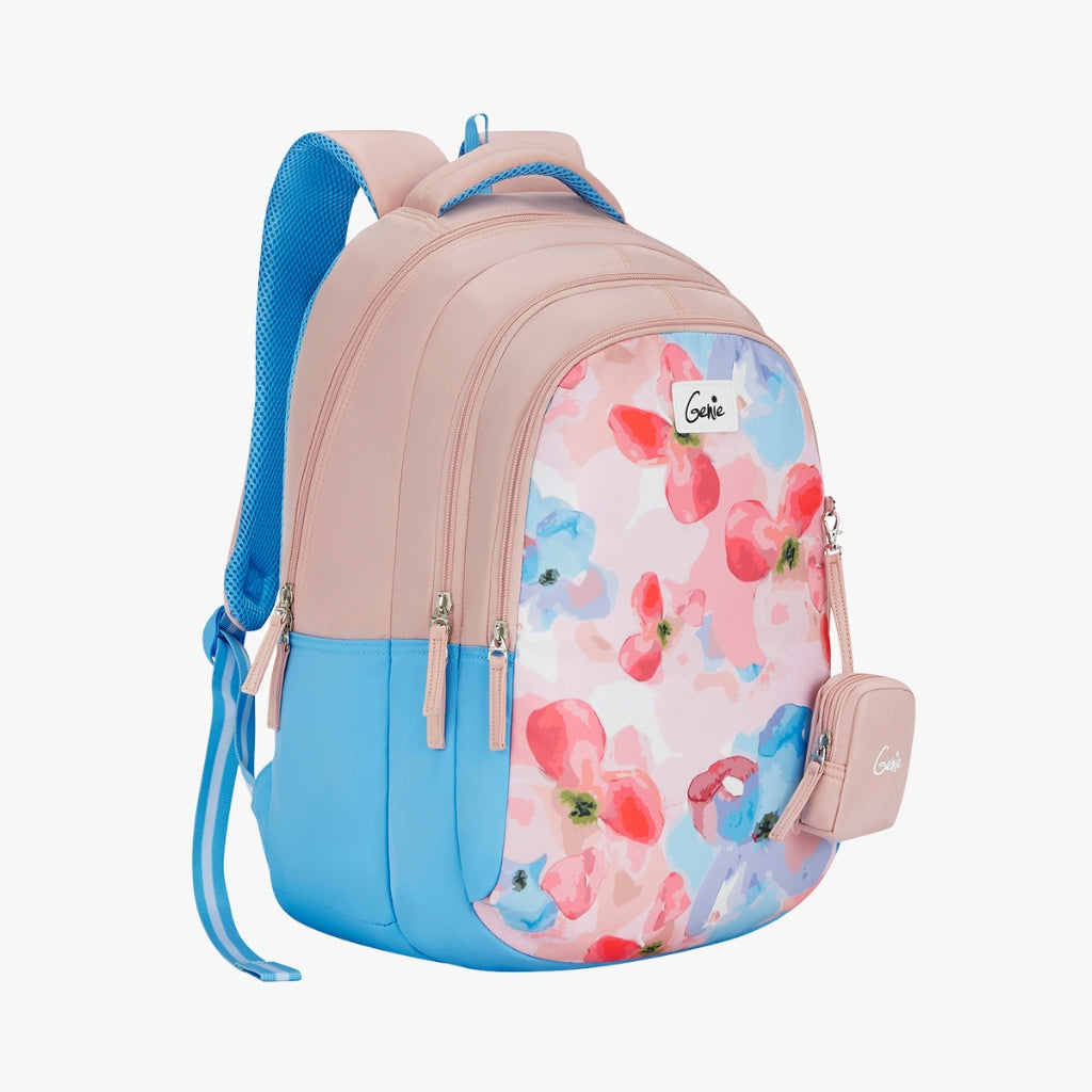 Genie Waterlily 36L Beige School Backpack