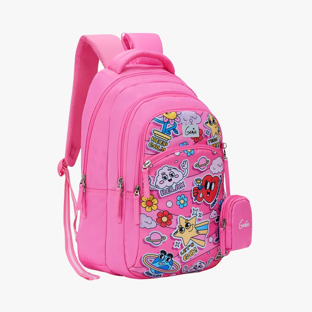 Genie Pearl 27L Pink Juniors Backpack