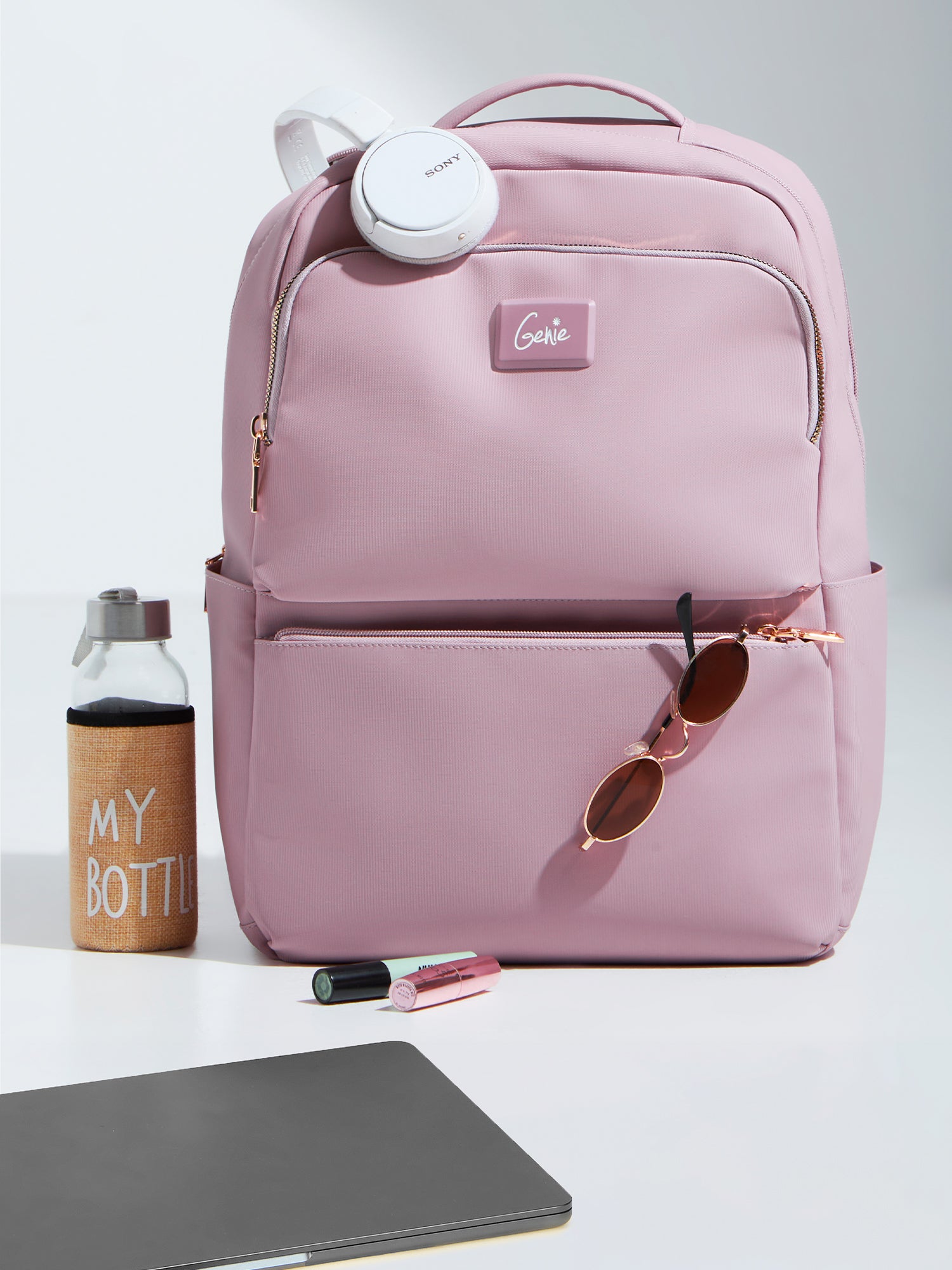 Audrey 27 L Lavender Formal Backpack Laptop Sleeve