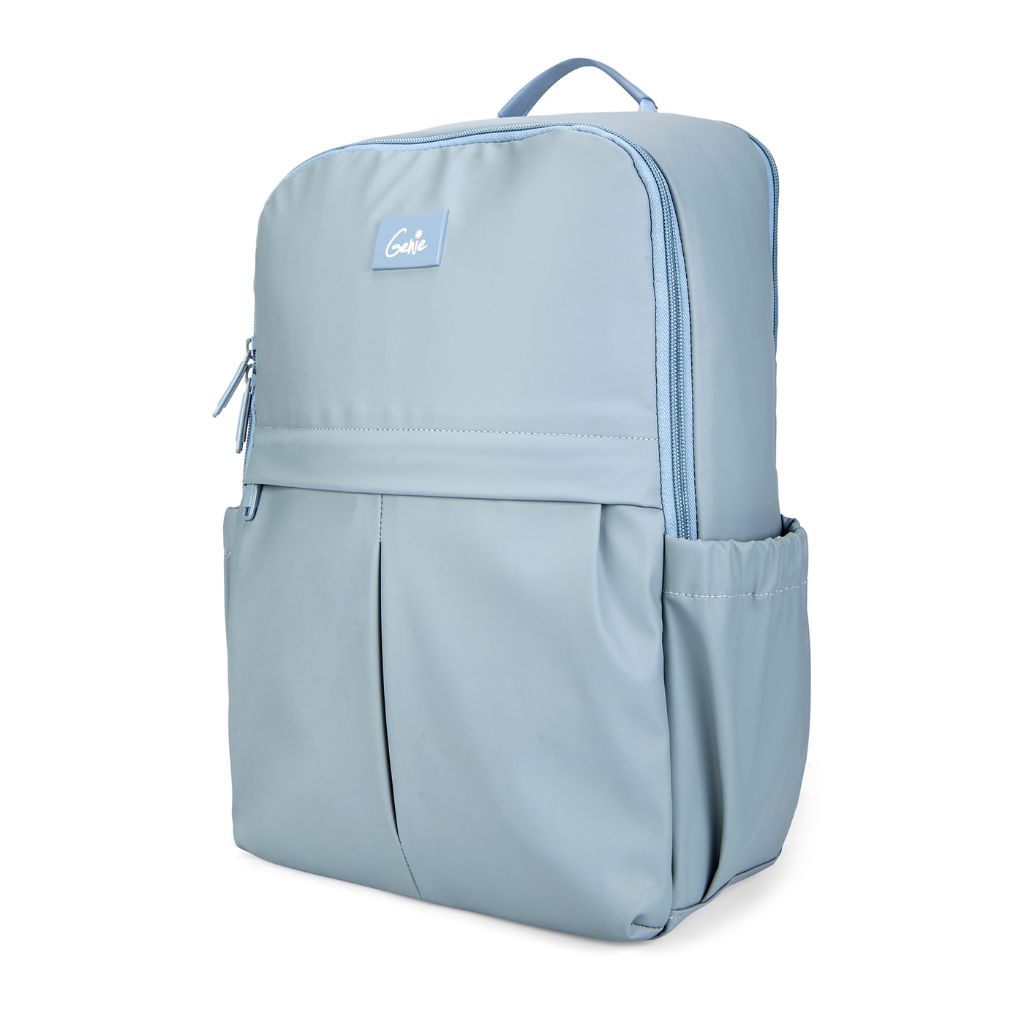 blue backpack with laptop sleeve Buy Genie Cipher 27L Sky Blue Laptop Backpack Online