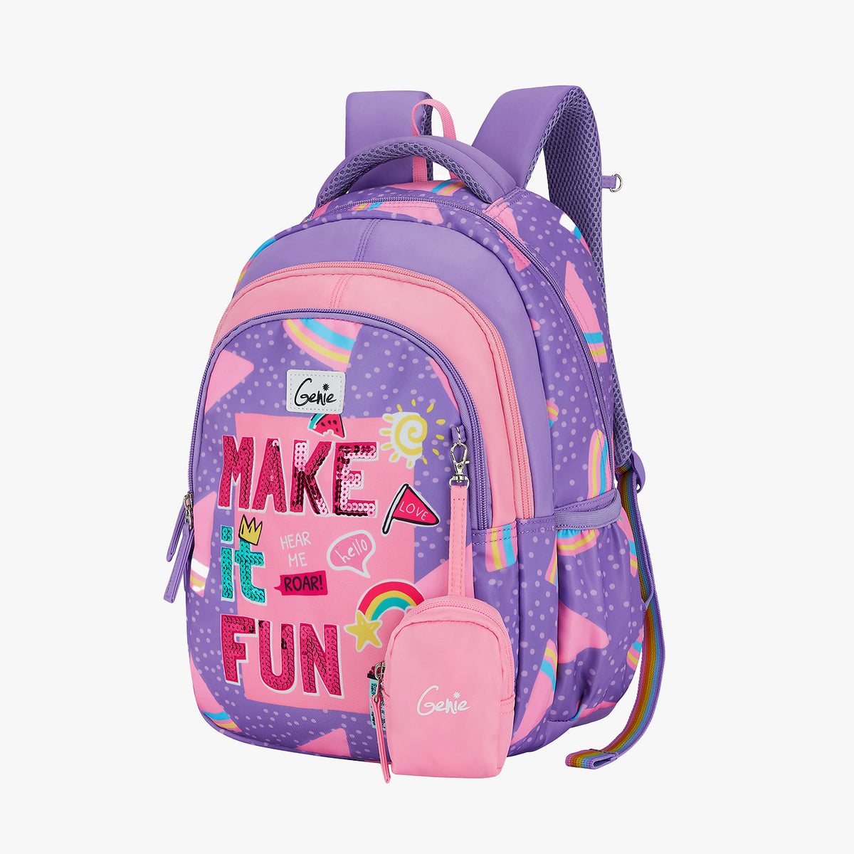 Fun pop Small Backpack for Kids - Purple