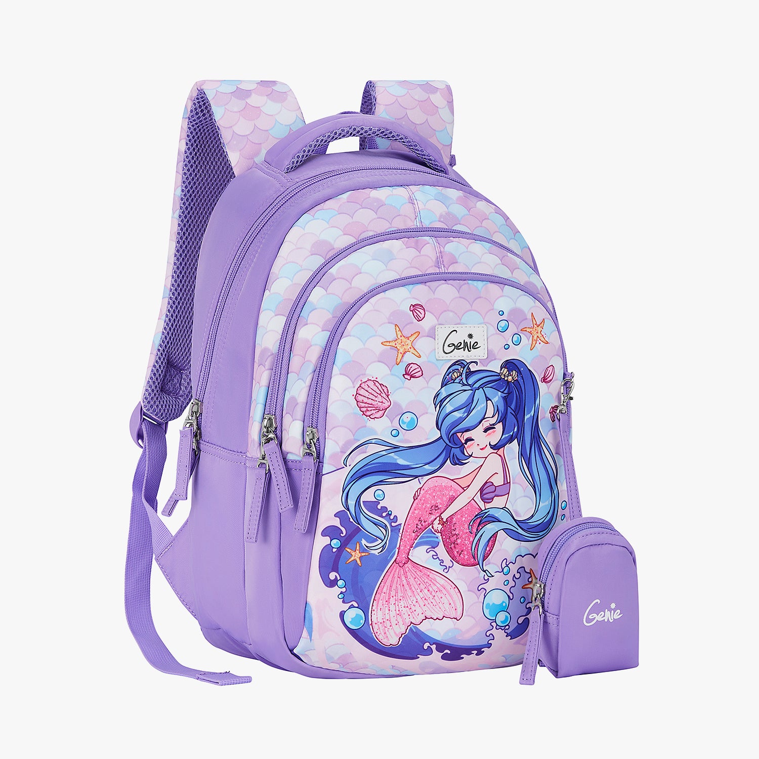 Mermaid Small Backpack for Kids - Lavender