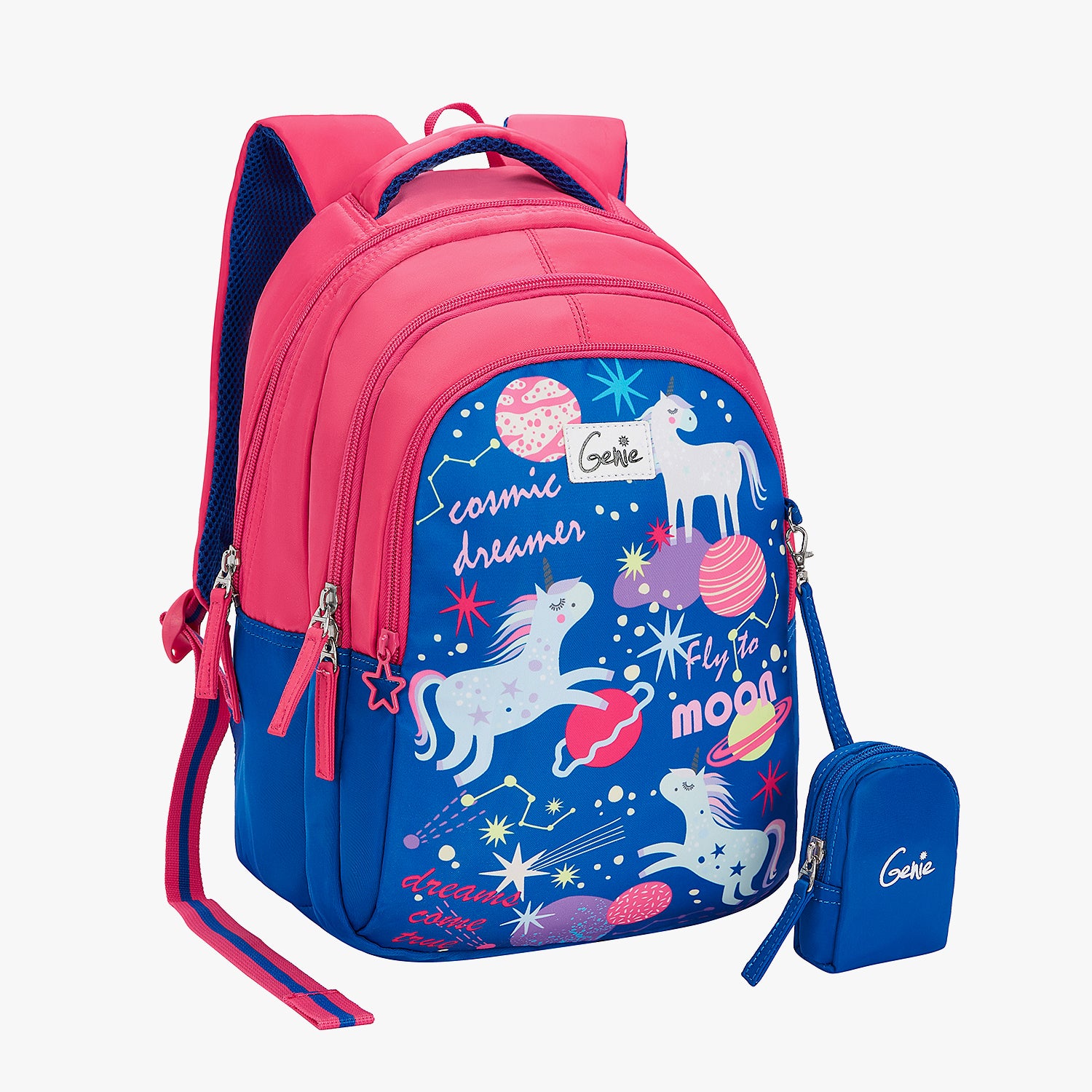 Unicornstar Small Backpack for Kids - Navy Blue