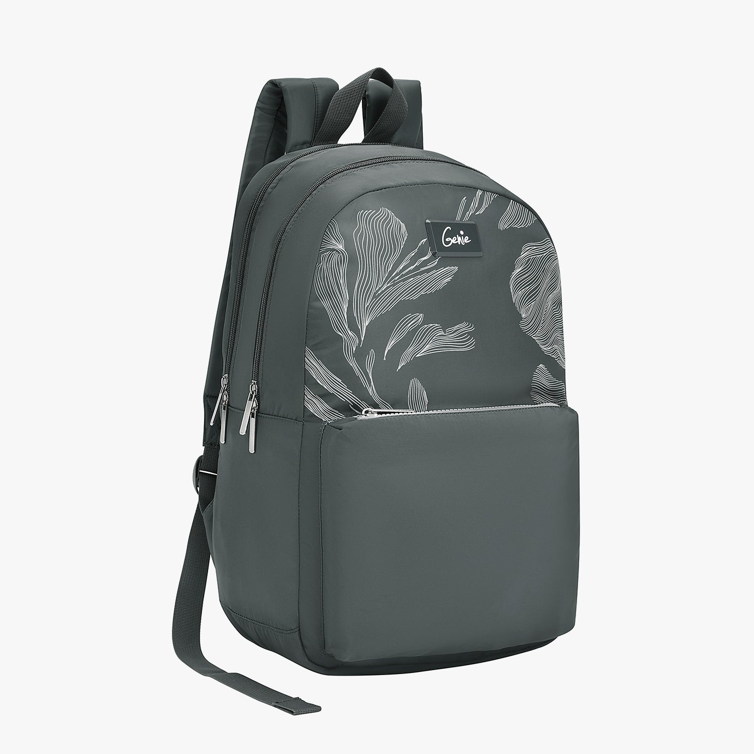 Ashlyn 21L Grey College Backpack With Laptop Sleeve