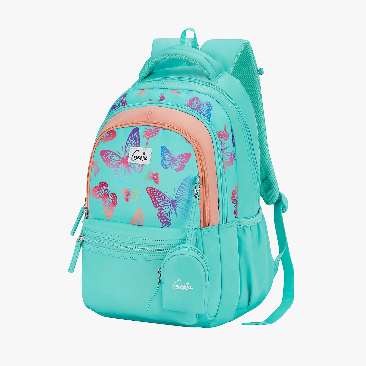 Buy Genie Nectar 27L Teal School Backpack Online