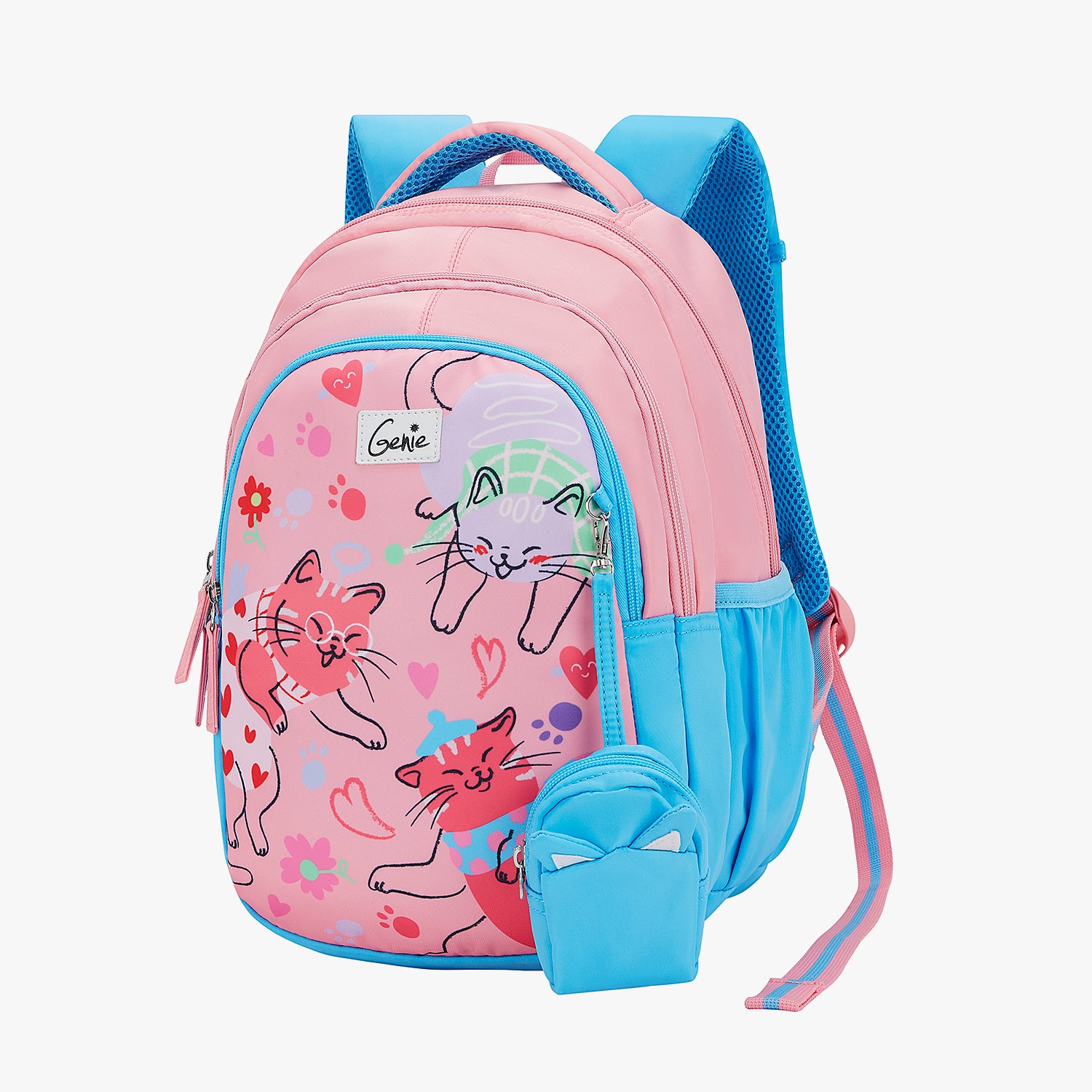 Purrfect Small Backpack for Kids Pink