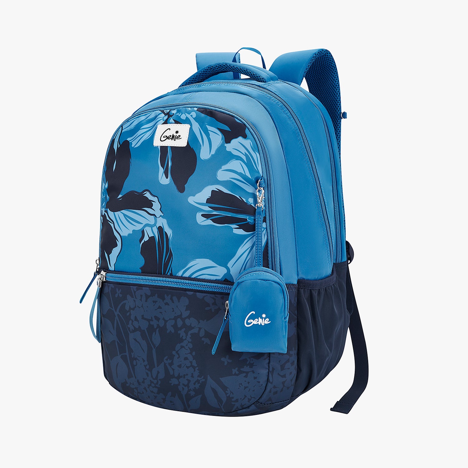 Buy Genie Noah 40L Navy Blue Laptop Backpack Online