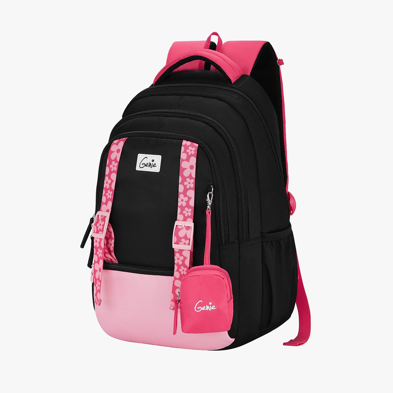 Buy Genie Gemini 27L Black School Backpack Online