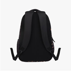 Genie Glitter 36L Black School Backpack With Easy Access Pockets