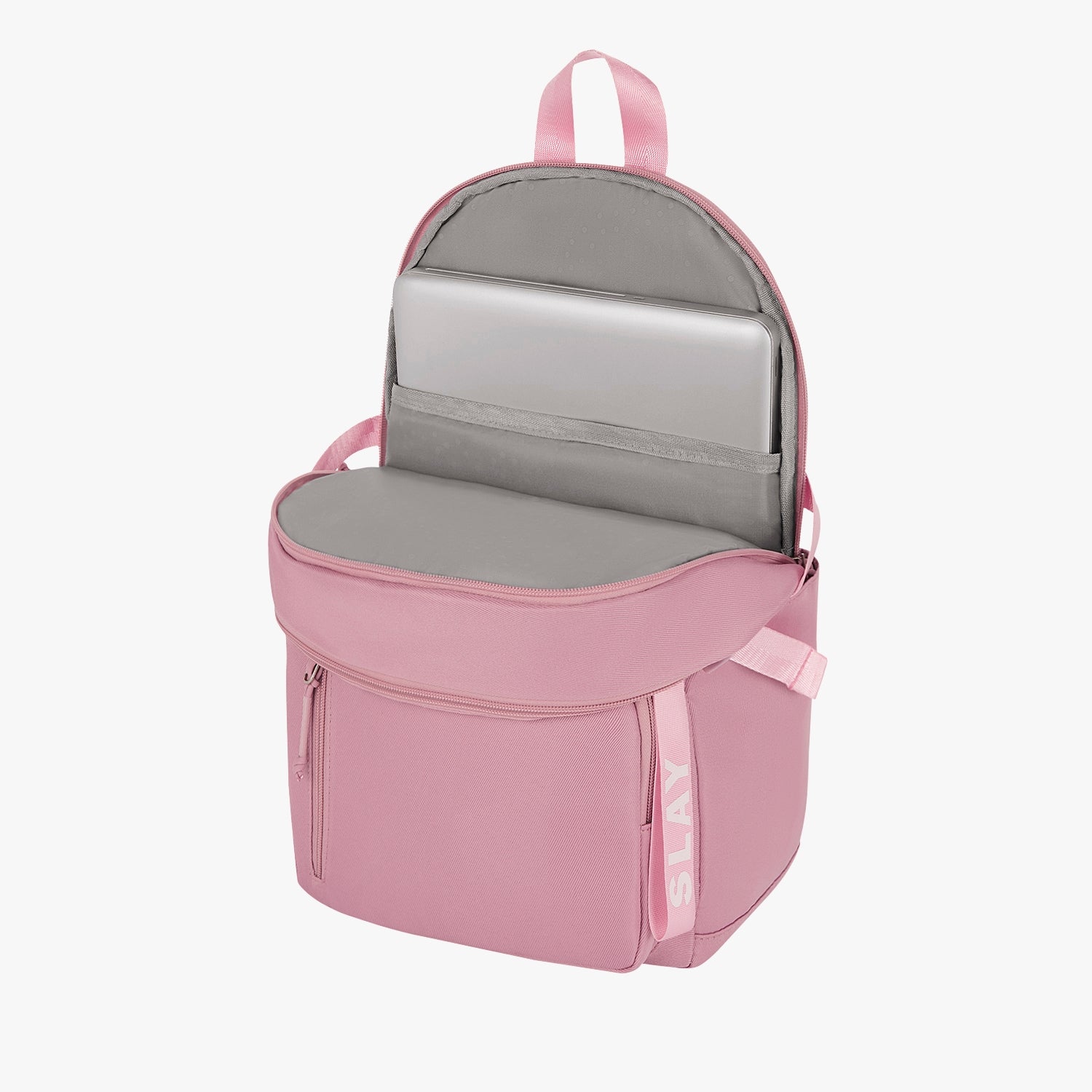 Berry 16L Pink College Backpack With Laptop Sleeve