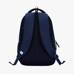 Genie Blahblah 27L Navy Blue Juniors Backpack With Easy Access Pockets