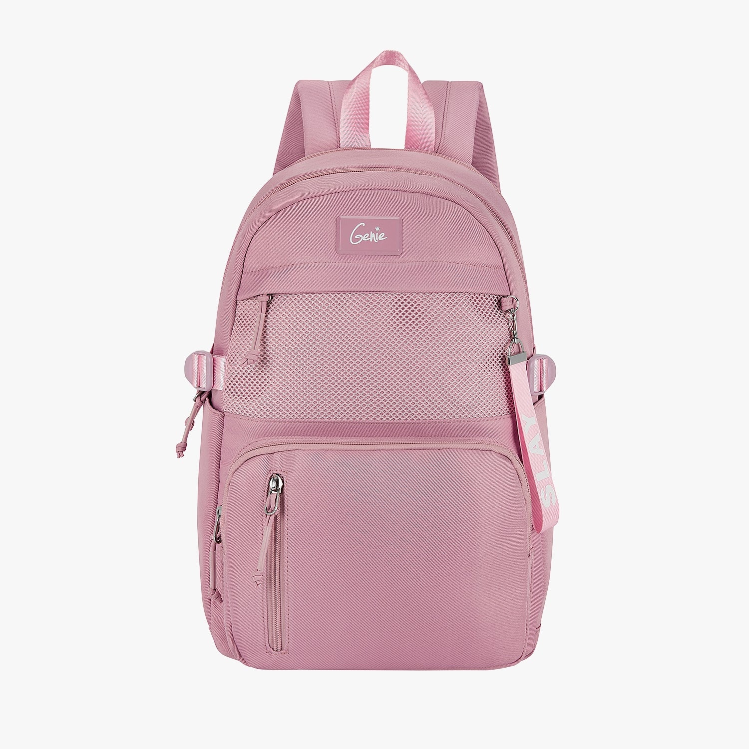 Berry 16L Pink College Backpack With Laptop Sleeve