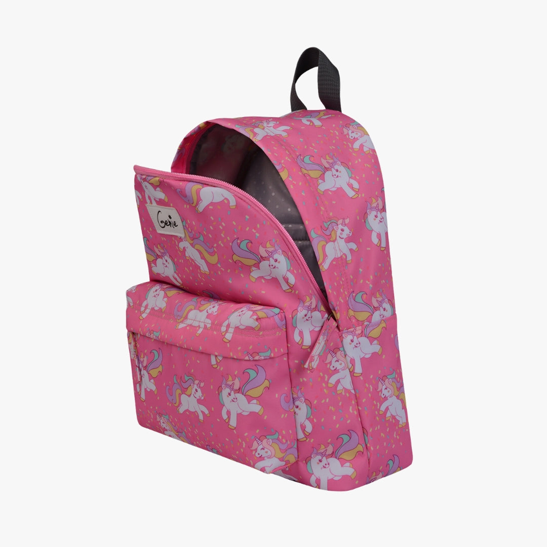 Genie Unicorn 13.5L Pink Small Casual Backpack