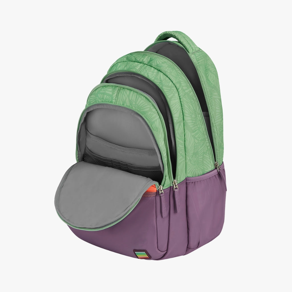 Genie Harper 36L Green Laptop Backpack