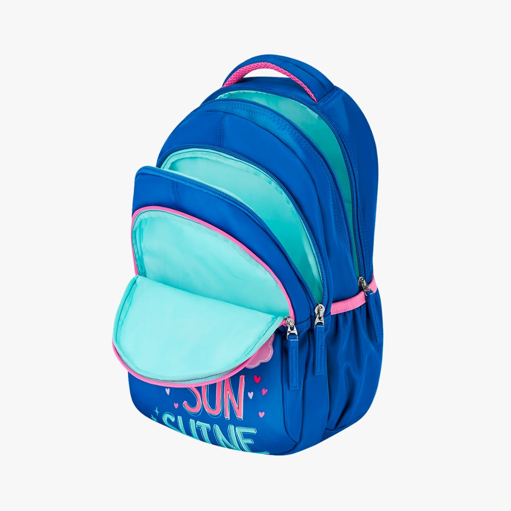Rainbow Small Backpack for Kids - Blue