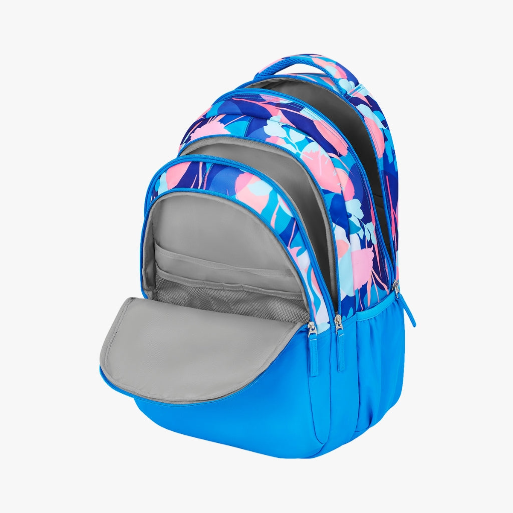 Genie Moonflower 36L Blue Laptop Backpack