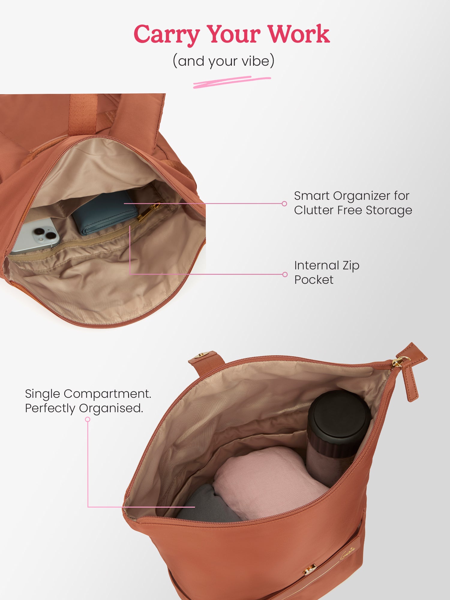 Rogue 27 L Mud Coral Top Open Formal Backpack with Laptop Sleeve