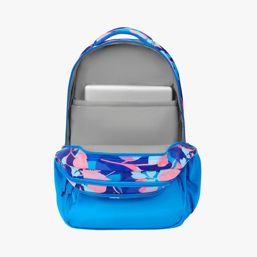 Genie Moonflower 36L Blue Laptop Backpack