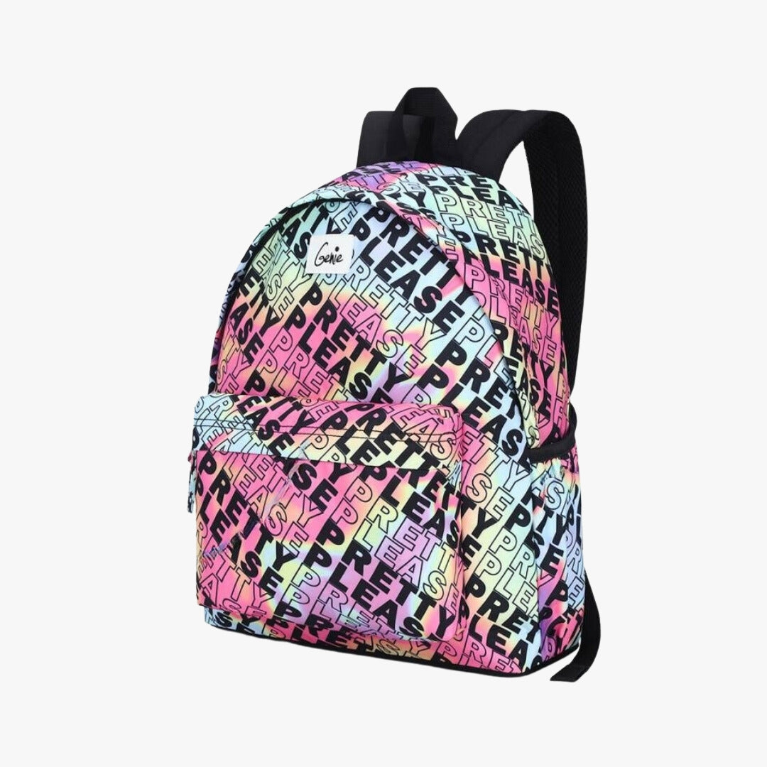 Genie Pretty 18L Multicolor Casual Backpack With Easy Access Pockets