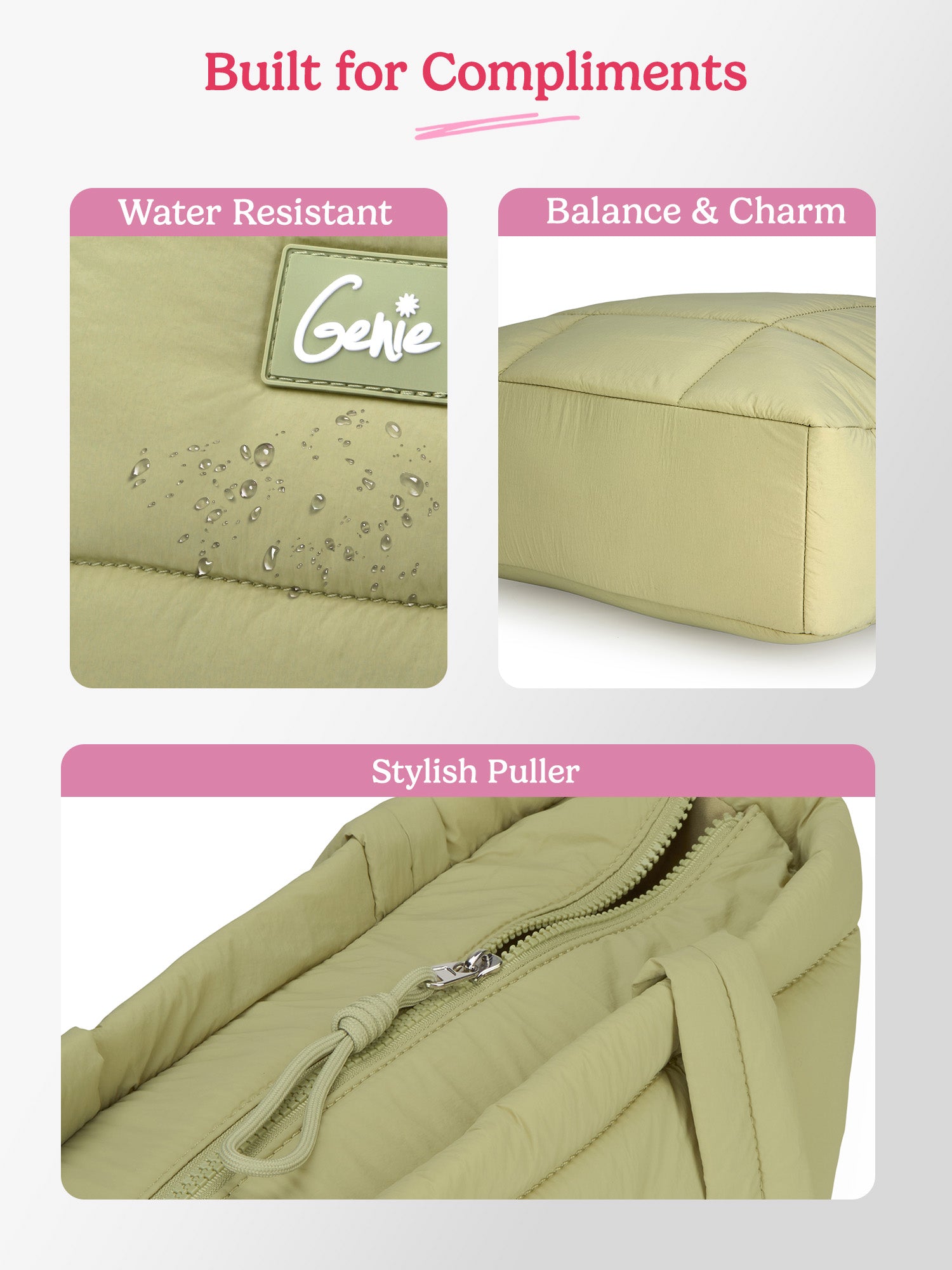 Halotote 18L Green Tote Bag With Laptop Sleeve