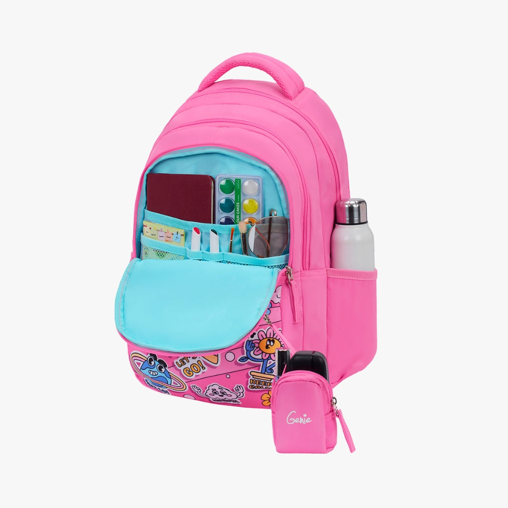 Genie Pearl 27L Pink Juniors Backpack