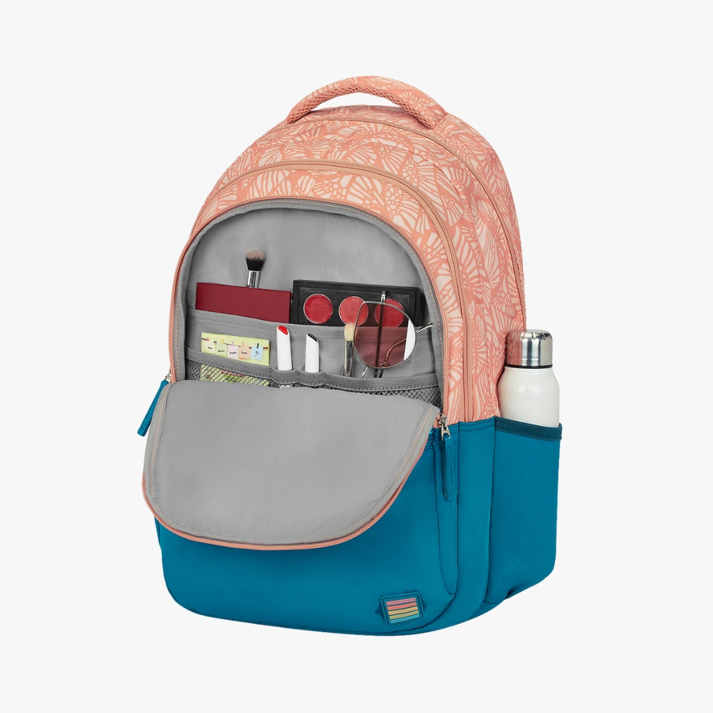 Genie Harper 36L Coral Laptop Backpack