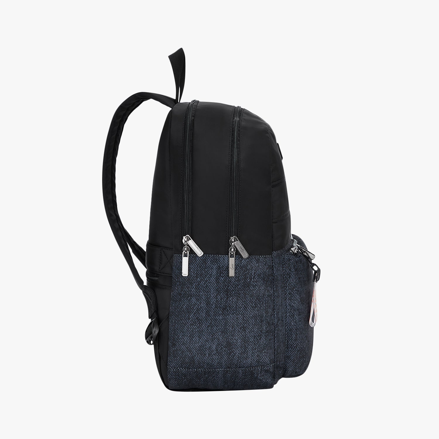 Ebony 21L Charcoal Black College Backpack With Laptop Sleeve