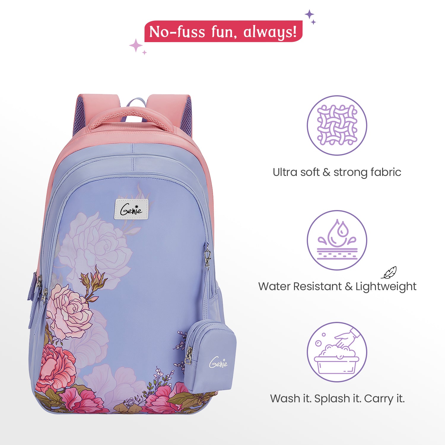 Juliet 36L Lavender School Backpack
