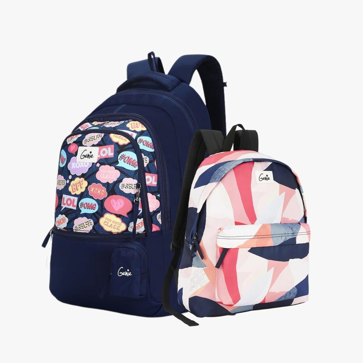 Genie Laptop Backpack and Casual Backpack Combo