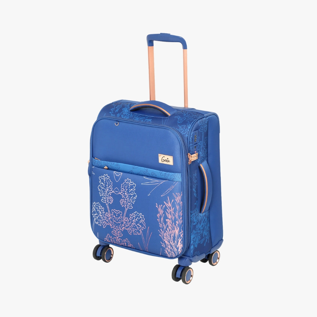 Bliss Royal Blue Soft Luggage for Women in India - Genie