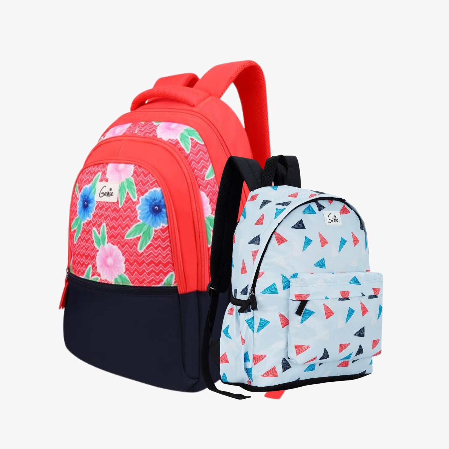 Genie School Backpack and Casual Backpack Combo